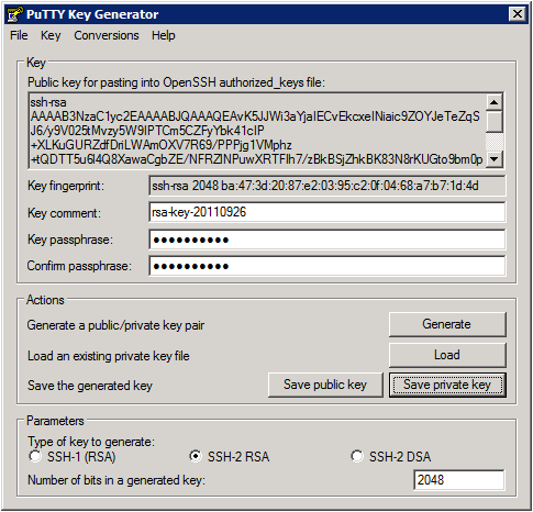 Generate Private Key Without Passphrase